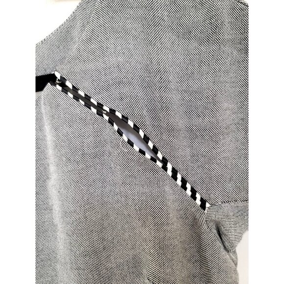 Vintage TOCCA Grey ,Black & White Checkered Accent Cap Sleeves & Back Zipper M C - Picture 6 of 13